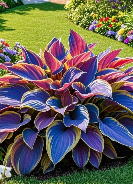 800pcs  Hosta New Variety Colorful Seeds – Rare Rainbow Foliage Perennials for Designer Shade Gardens