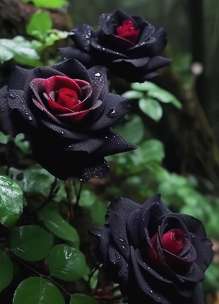 Rare Black Red Rose Flower Seeds