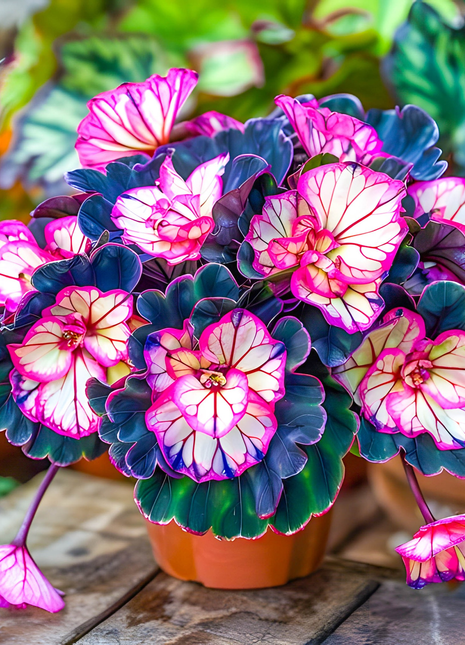 Begonia Rex 'Pink Neon'