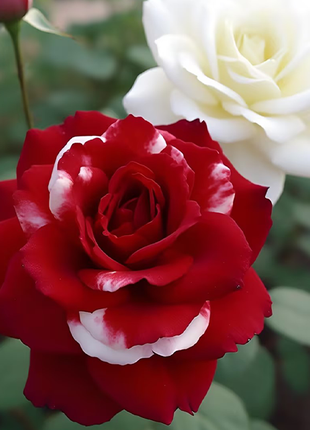 Rare Twin Red White Rose Flower Seeds