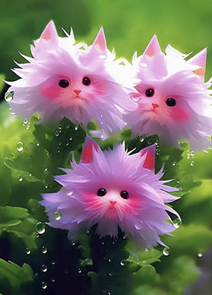 Multicolor Cat Face Orchid